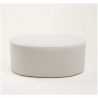 Pouf Julika bouclé